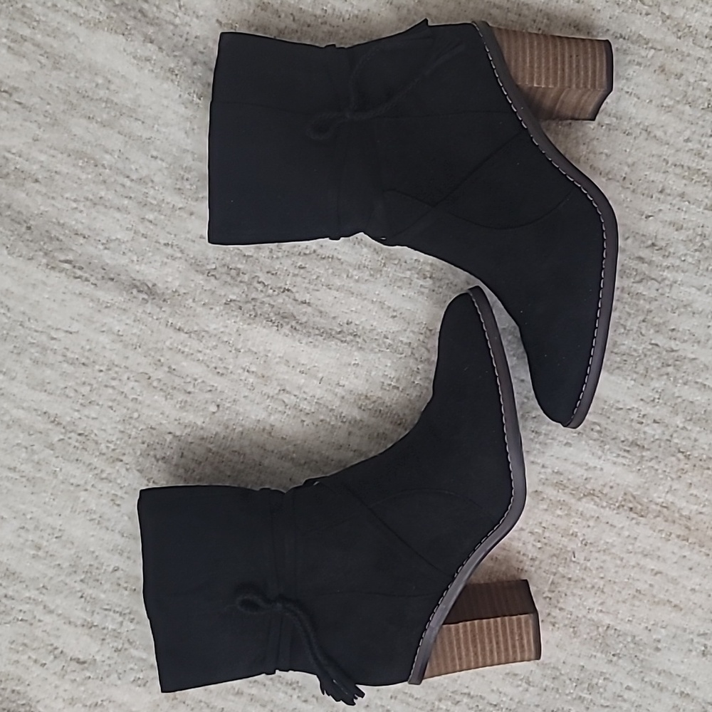 Suede Booties